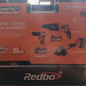 COMBO 3 HERRAMIENTAS RH-20BL + RB-20PBLSS + RB-20/412BL REDBO