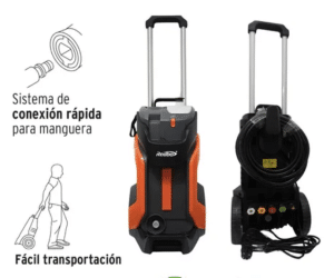 HIDROLAVADORA ELECTRICO RB-150/2650 DE ALTA PRESION 2650W - REDBO MAX2900PSI