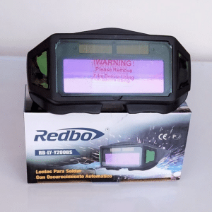 LENTES DE SOLDAR RB-2000 FOTOSENSIBLE REDBO LITIO/SOLAR OSCU RECIMEINTO AUTOMATICO
